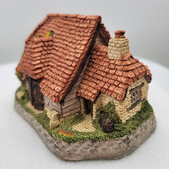 Vintage David Winter Cottages British Traditions October HARVEST BARN w Box COA - Picture 10 of 14